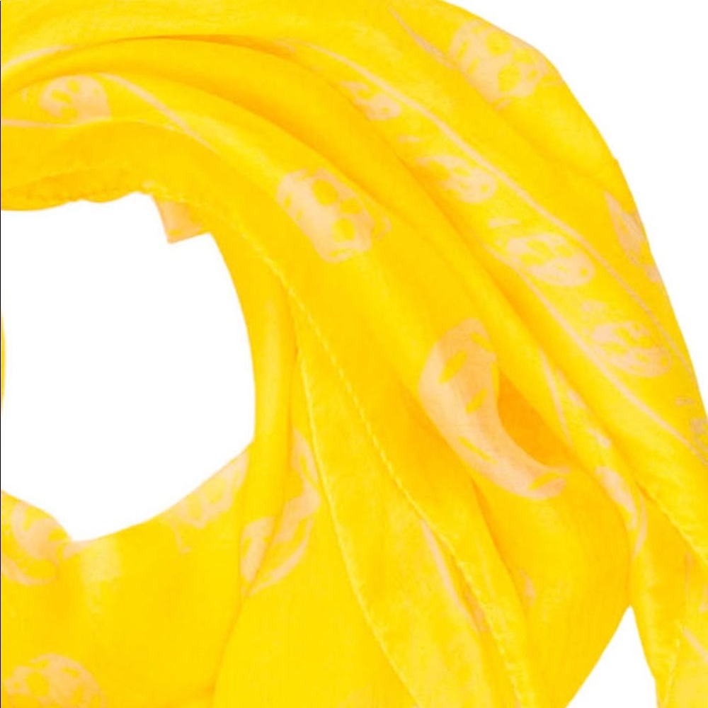 Alexander McQueen Silk Skull Scarf - Picture 2 of 6